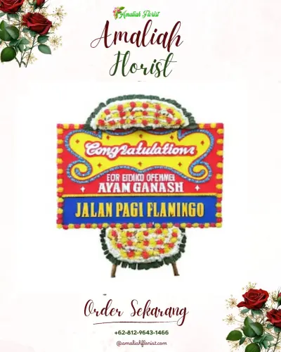 Bunga Papan Congratulation di Kemloko